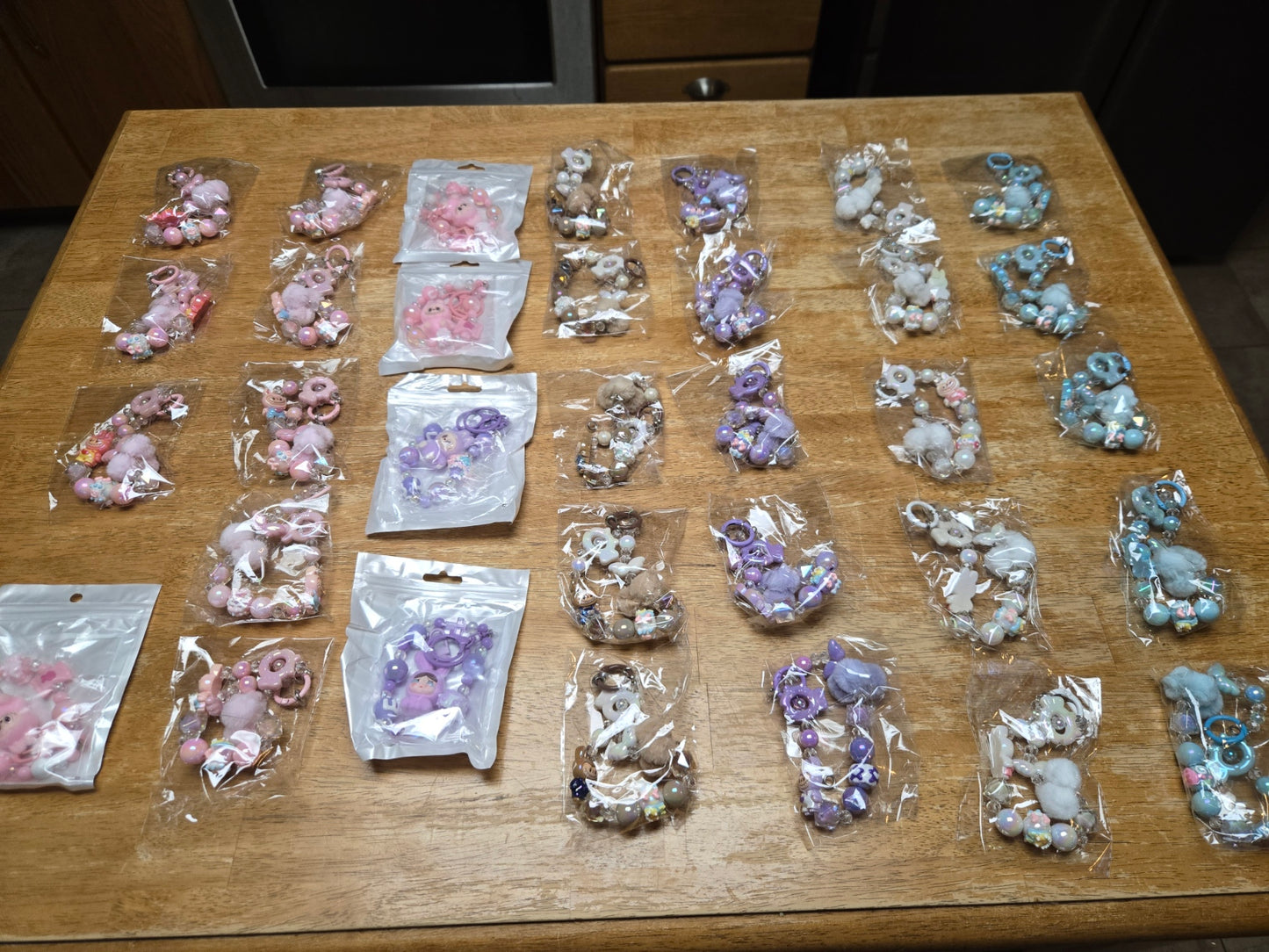 Cute Cartoon Hairball/ Mini Bunny Charms for Bags, Phones & Backpacks