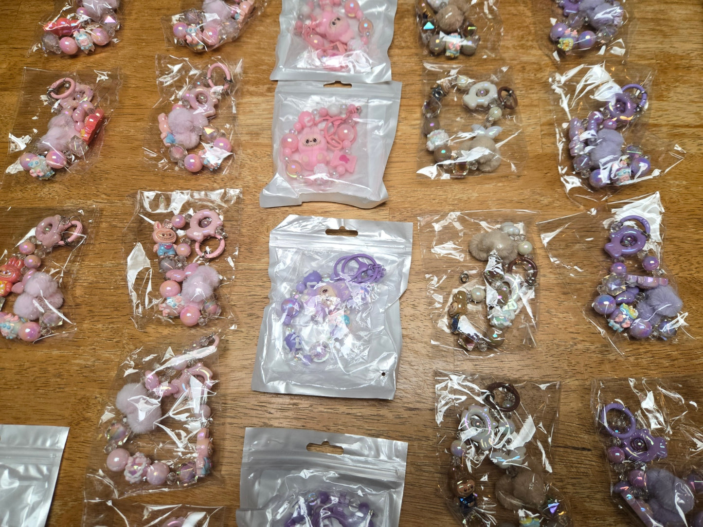 Cute Cartoon Hairball/ Mini Bunny Charms for Bags, Phones & Backpacks