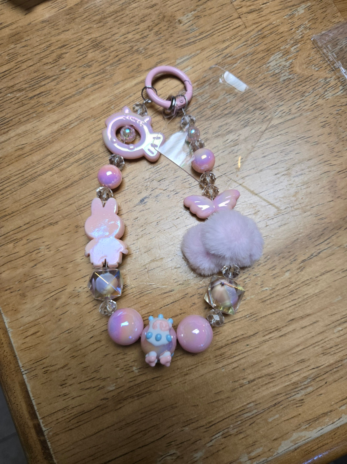 Cute Cartoon Hairball/ Mini Bunny Charms for Bags, Phones & Backpacks