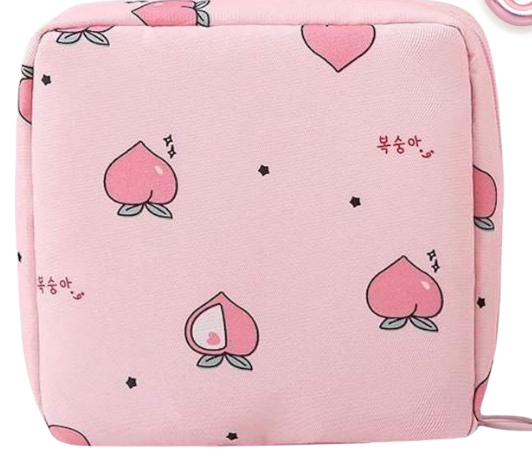 Reusable Sanitary Napkin Storage Bag β Waterproof Nylon Pouch for Women & Girls (Portable | Discreet | Travel-Friendly)