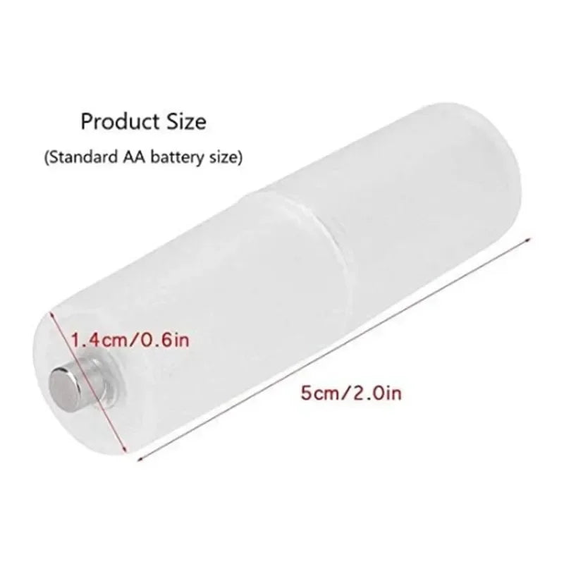 10/15PCS AAA to AA Size Cell Battery Converter Adapter Batteries Holder Storage Box Plastic Case Switcher For AAA to AA Battery