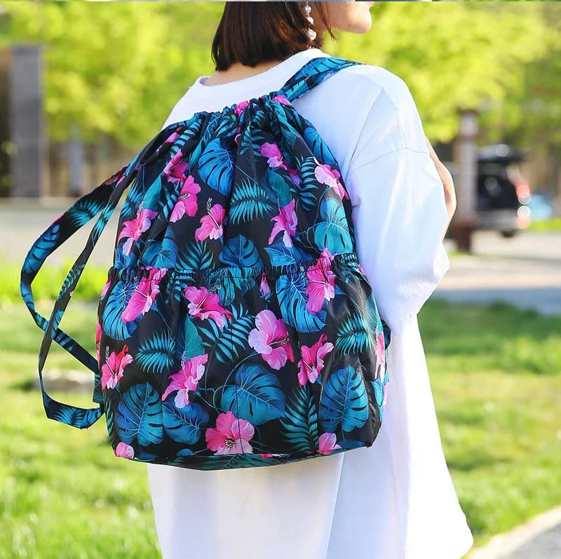 Minimalist Drawstring Backpack β Large Capacity & Lightweight for Women (Travel, Fitness, Shopping & Daily Use)