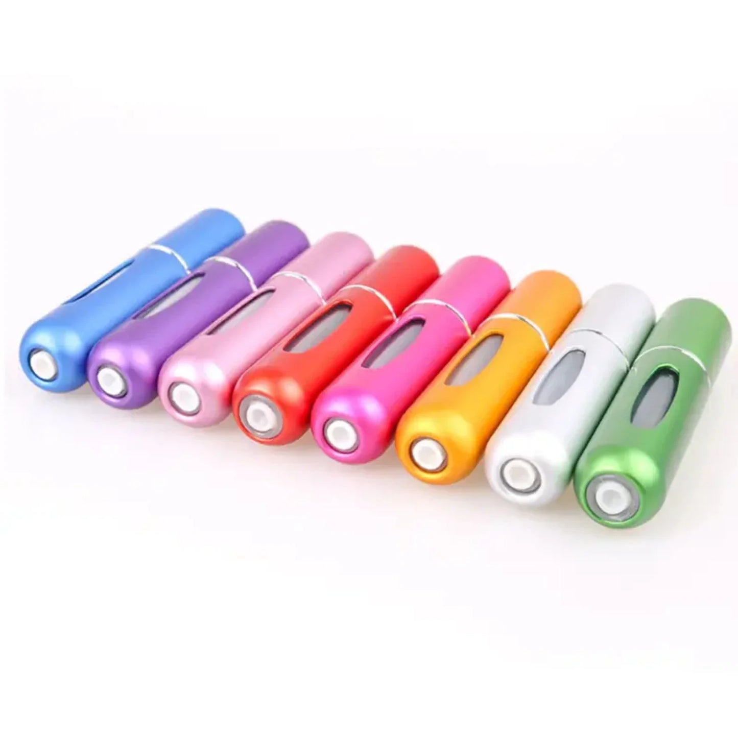 Mini Refillable Aluminum Pump Bottle – 5ml Travel Size with Bottom Dispense Design