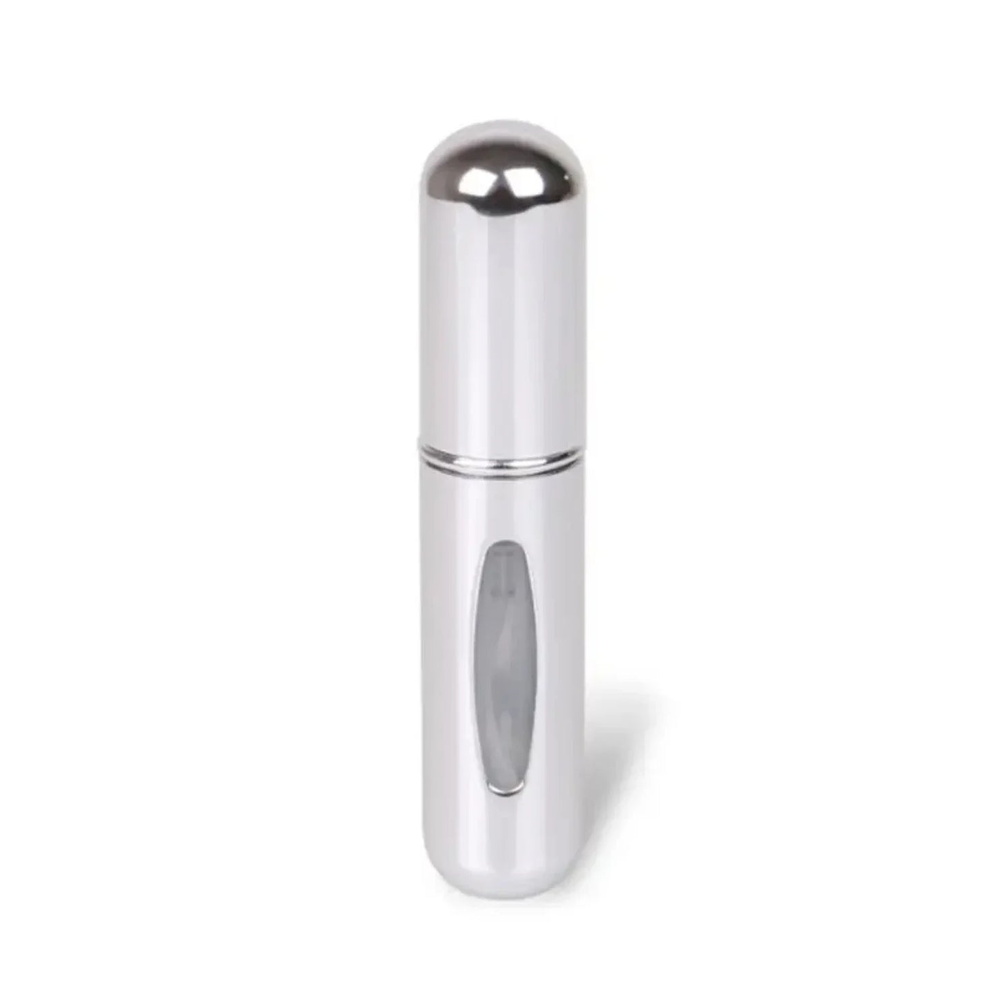 Mini Refillable Aluminum Pump Bottle – 5ml Travel Size with Bottom Dispense Design
