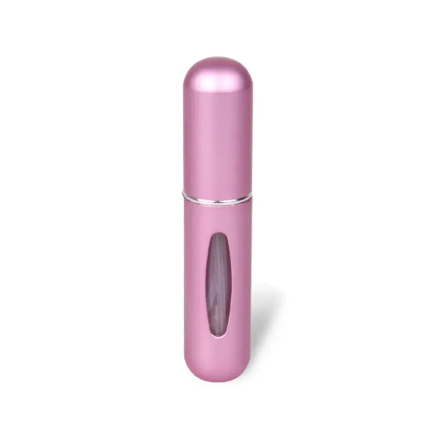 Mini Refillable Aluminum Pump Bottle – 5ml Travel Size with Bottom Dispense Design