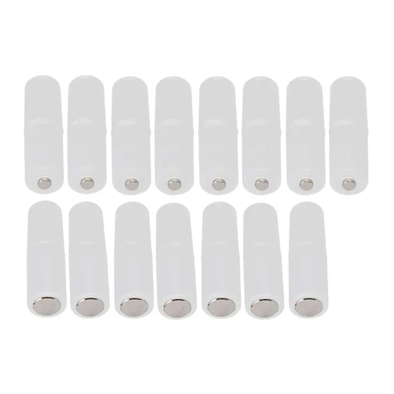 10/15PCS AAA to AA Size Cell Battery Converter Adapter Batteries Holder Storage Box Plastic Case Switcher For AAA to AA Battery