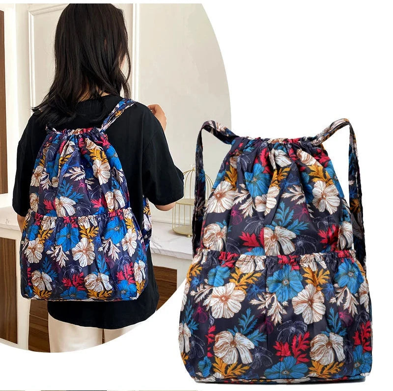 Minimalist Drawstring Backpack β Large Capacity & Lightweight for Women (Travel, Fitness, Shopping & Daily Use)
