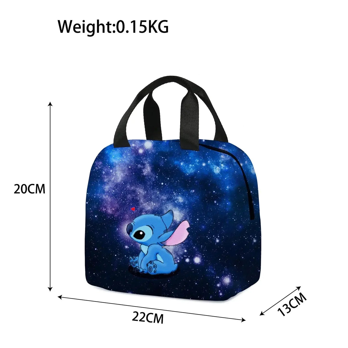 Stitch-Inspired Kids Lunch Bag β Insulated for School & Travel (Lightweight | Leak-Proof | Gift-Ready)