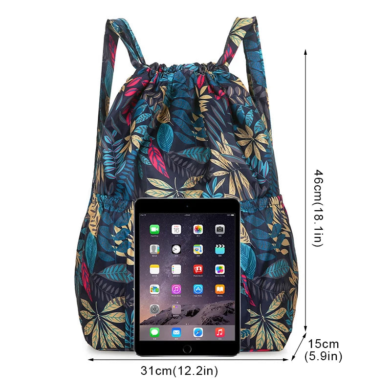 Minimalist Drawstring Backpack β Large Capacity & Lightweight for Women (Travel, Fitness, Shopping & Daily Use)