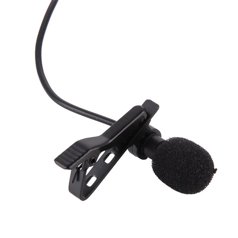 Mini Portable Microphone Condenser Clip-on Lapel Lavalier Mic usb c Wired Mikrofo/Microfon for Phone Laptop With headphone jack