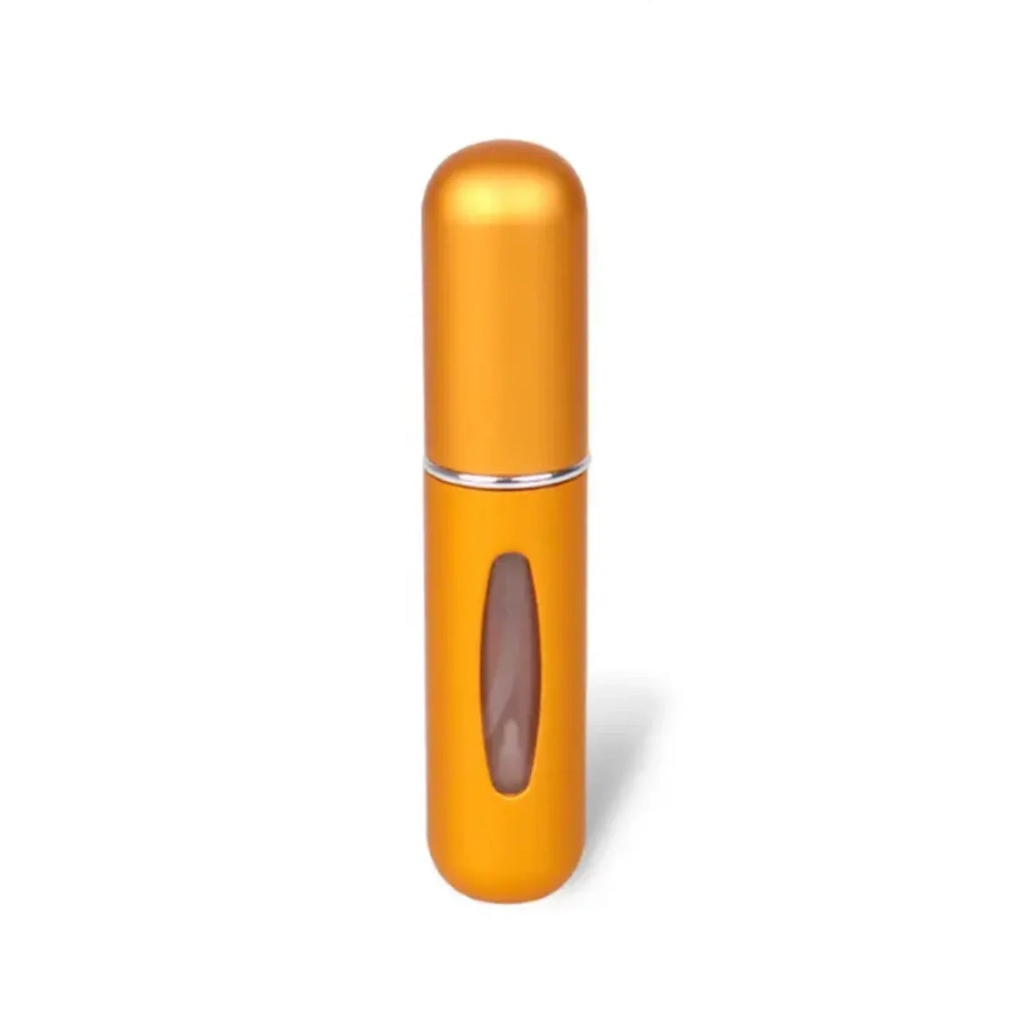Mini Refillable Aluminum Pump Bottle – 5ml Travel Size with Bottom Dispense Design