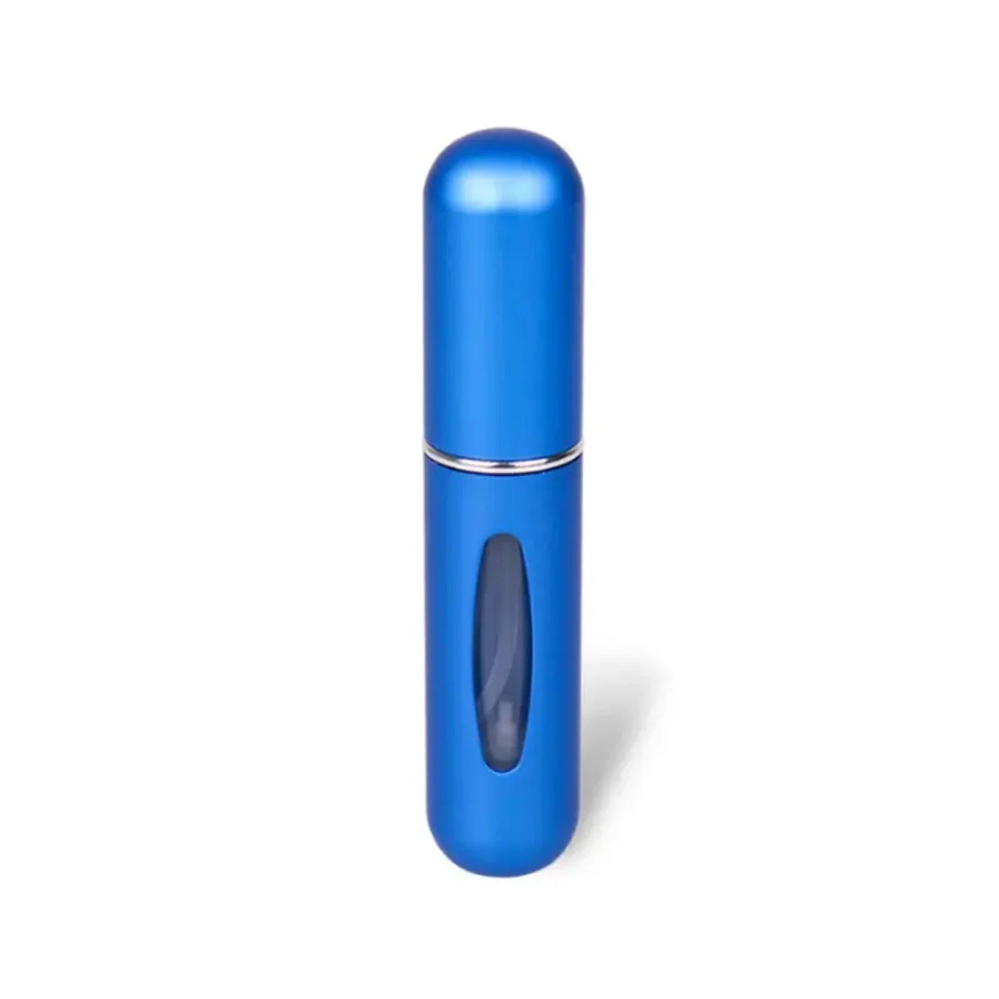 Mini Refillable Aluminum Pump Bottle – 5ml Travel Size with Bottom Dispense Design
