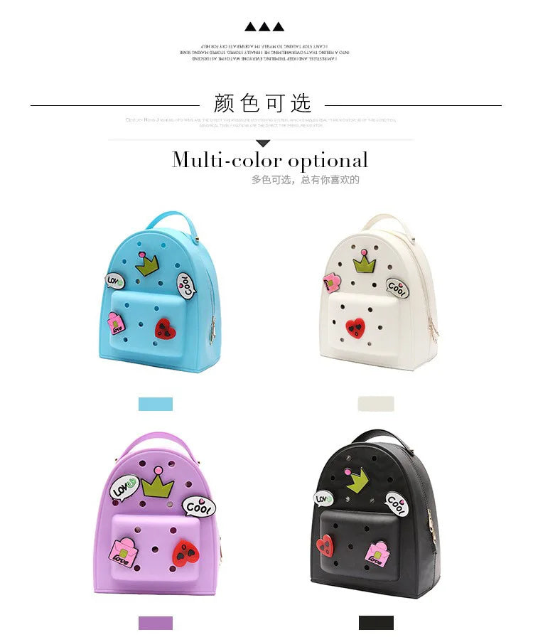 Kids Backpack Cartoon Backpacks Cute Backpacks Women Bucket Backpack Mother Kids Bags for Girl School Bag with 5 Charms