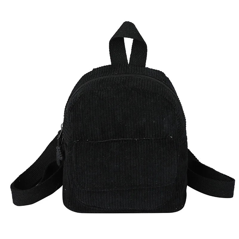 Retro Backpack Women's Backpack Fashion Small Bag Student Chest Bag Large Capacity Handbag Mom's Bag Fabric Shoulder Bag
