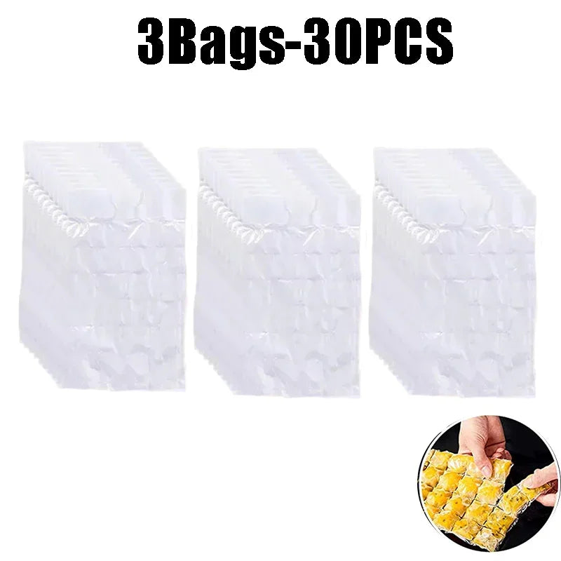 🧊 Disposable Ice Maker Bags/ Disposable Ice Cube Bags/ Self-Sealing