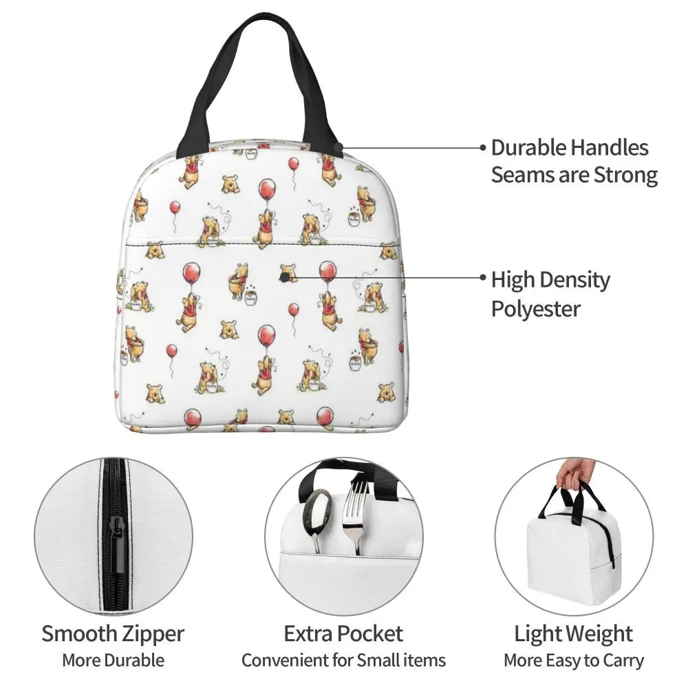 Winnie the Pooh Thermal Insulated Lunch Bags โ 21 Adorable Styles
