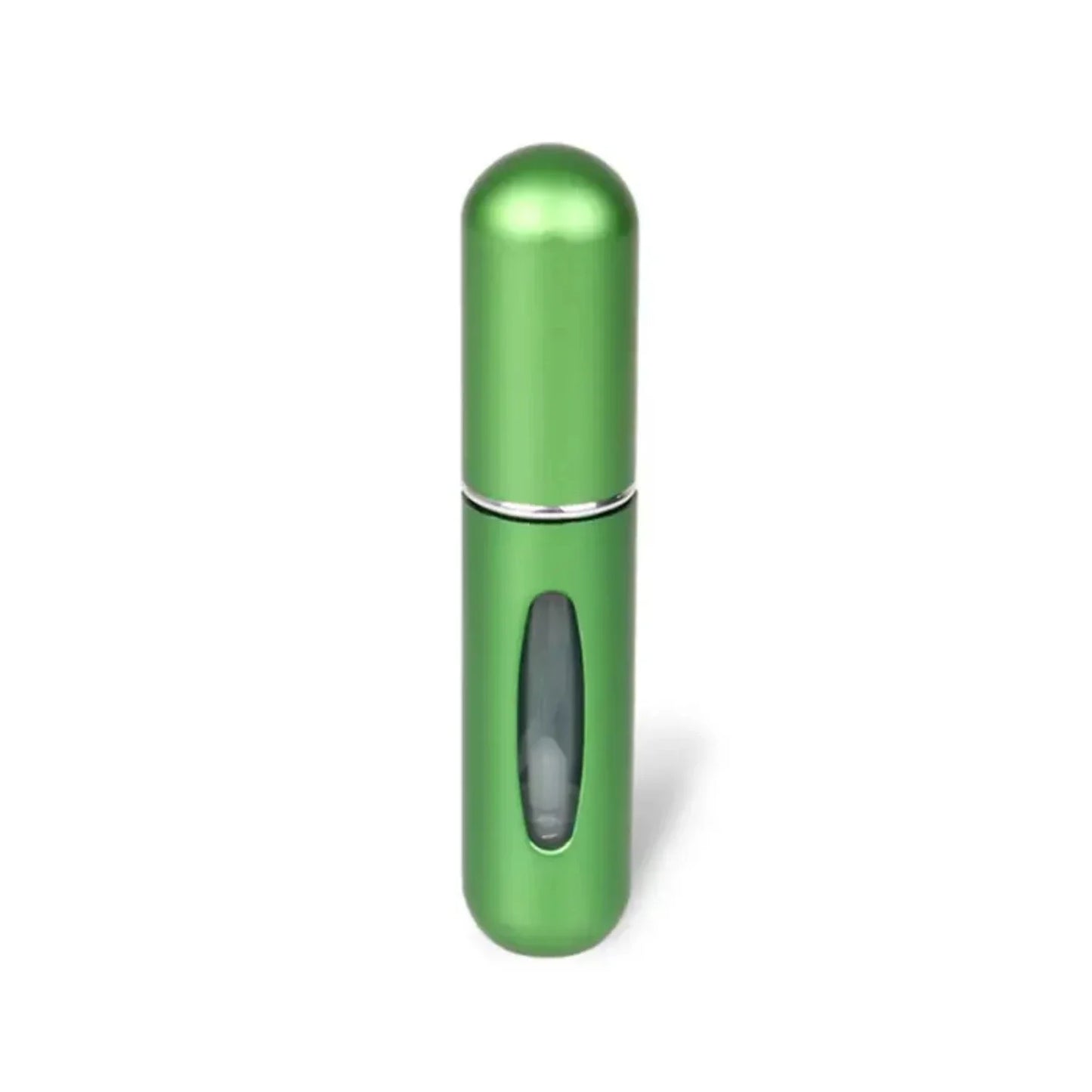 Mini Refillable Aluminum Pump Bottle – 5ml Travel Size with Bottom Dispense Design