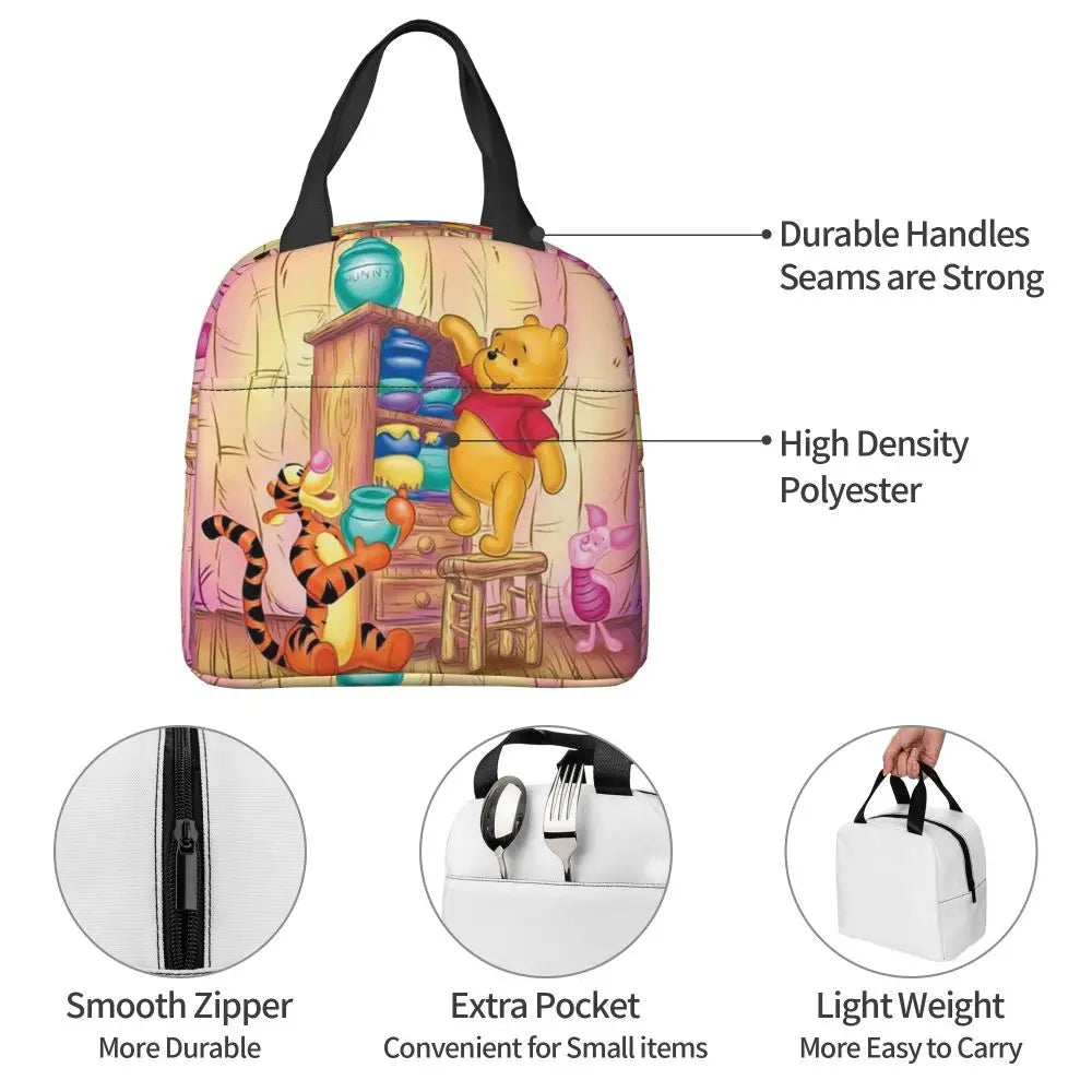 Winnie the Pooh Thermal Insulated Lunch Bags โ 21 Adorable Styles
