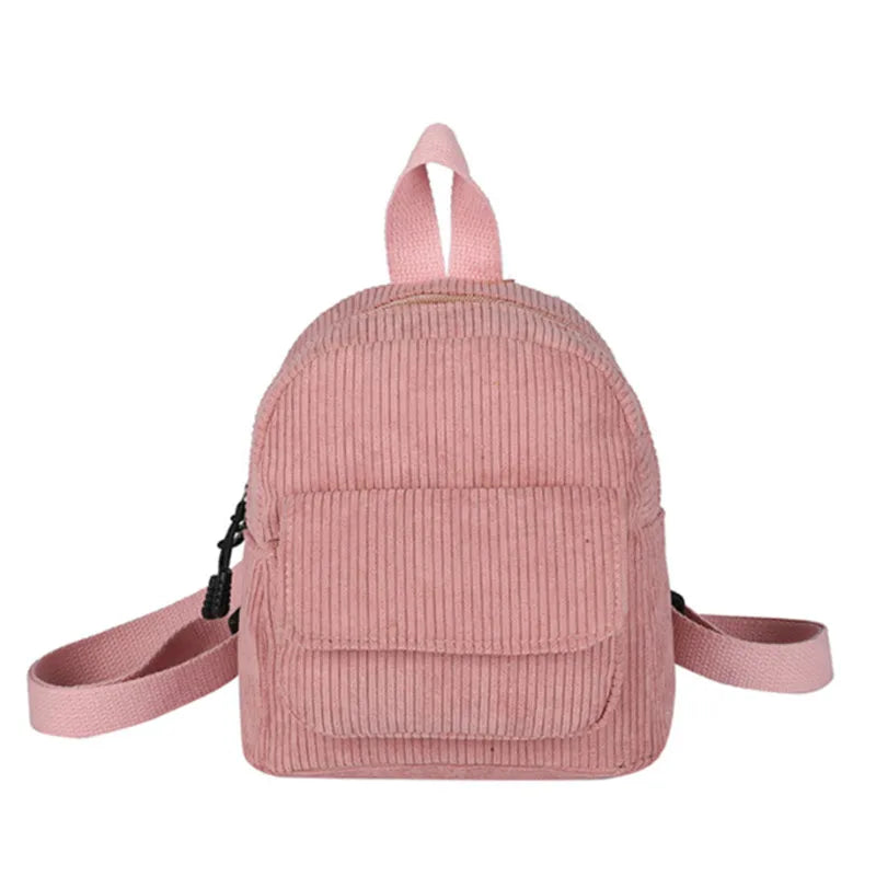 Retro Backpack Women's Backpack Fashion Small Bag Student Chest Bag Large Capacity Handbag Mom's Bag Fabric Shoulder Bag