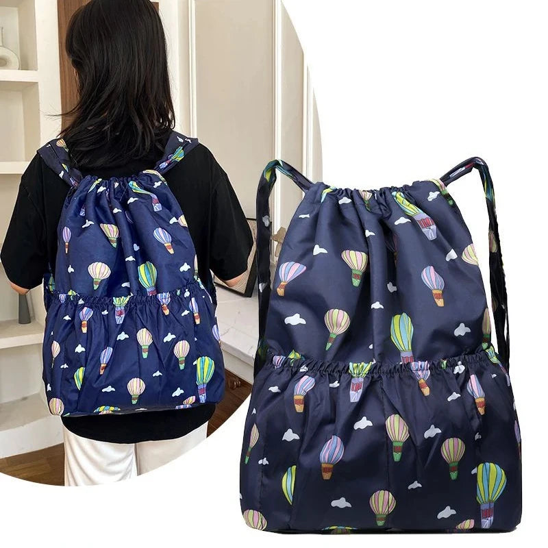 Minimalist Drawstring Backpack β Large Capacity & Lightweight for Women (Travel, Fitness, Shopping & Daily Use)