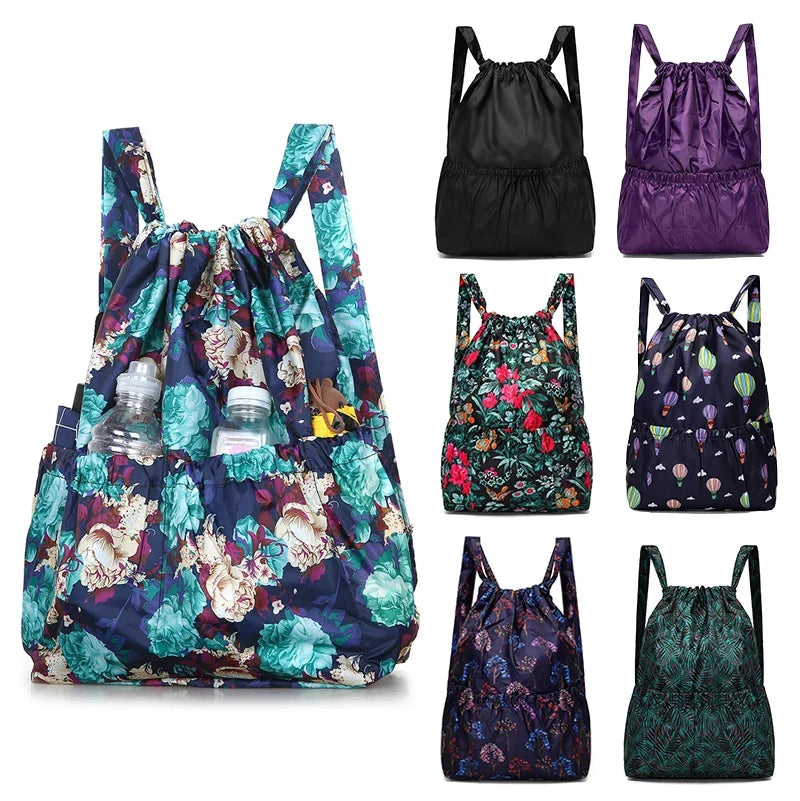 Minimalist Drawstring Backpack β Large Capacity & Lightweight for Women (Travel, Fitness, Shopping & Daily Use)