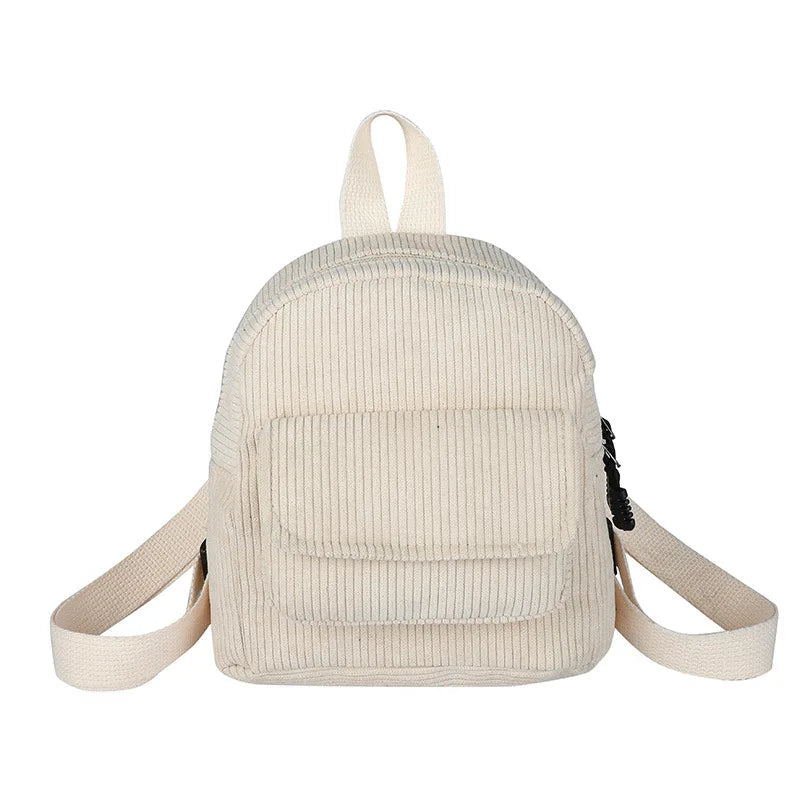 Retro Backpack Women's Backpack Fashion Small Bag Student Chest Bag Large Capacity Handbag Mom's Bag Fabric Shoulder Bag