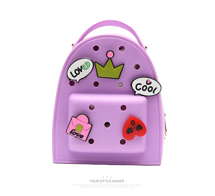 Kids Backpack Cartoon Backpacks Cute Backpacks Women Bucket Backpack Mother Kids Bags for Girl School Bag with 5 Charms