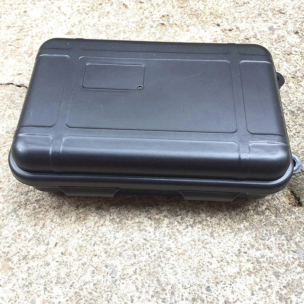 Waterproof Outdoor Survival Box – Portable Shockproof Dustproof Case for Camping, Hiking, Boating, and Geocaching