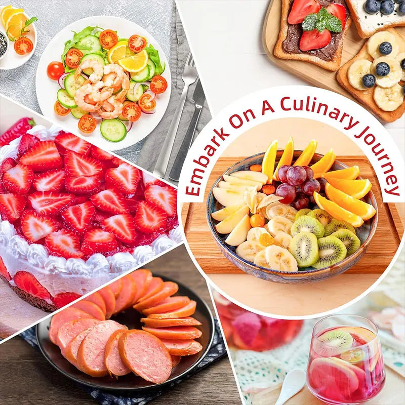 Fruit Speed Cup Slicer – 2-in-1 Push Plate Cutter for Strawberries, Bananas & Eggs (Quick Salad Prep | Compact Kitchen Gadget)