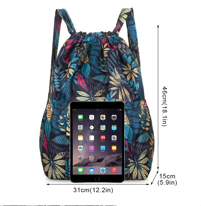 Minimalist Drawstring Backpack β Large Capacity & Lightweight for Women (Travel, Fitness, Shopping & Daily Use)