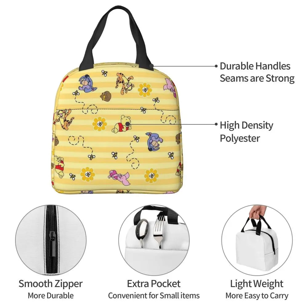 Winnie the Pooh Thermal Insulated Lunch Bags โ 21 Adorable Styles