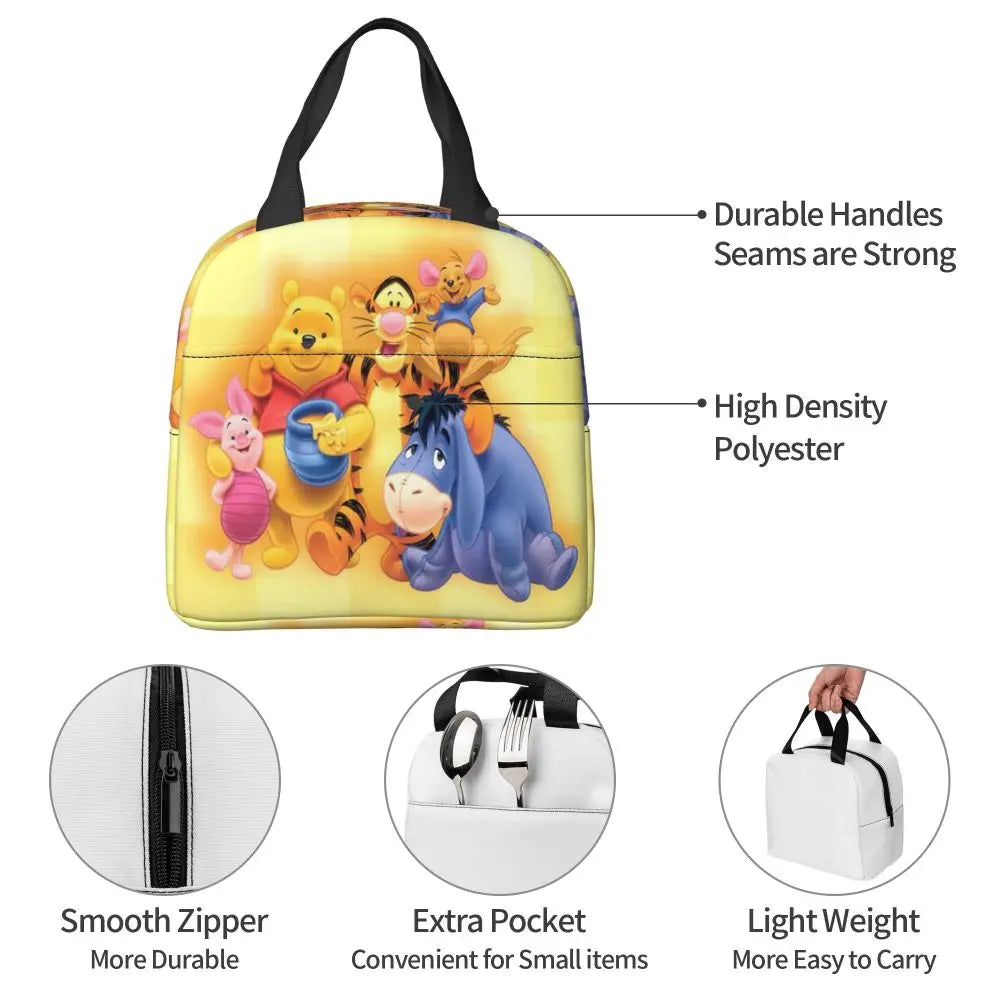 Winnie the Pooh Thermal Insulated Lunch Bags โ 21 Adorable Styles