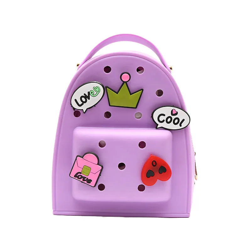 Kids Backpack Cartoon Backpacks Cute Backpacks Women Bucket Backpack Mother Kids Bags for Girl School Bag with 5 Charms