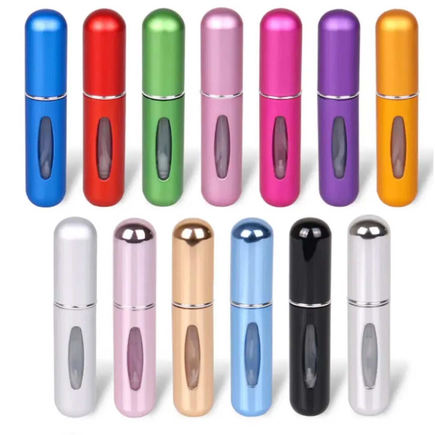 Mini Refillable Aluminum Pump Bottle – 5ml Travel Size with Bottom Dispense Design