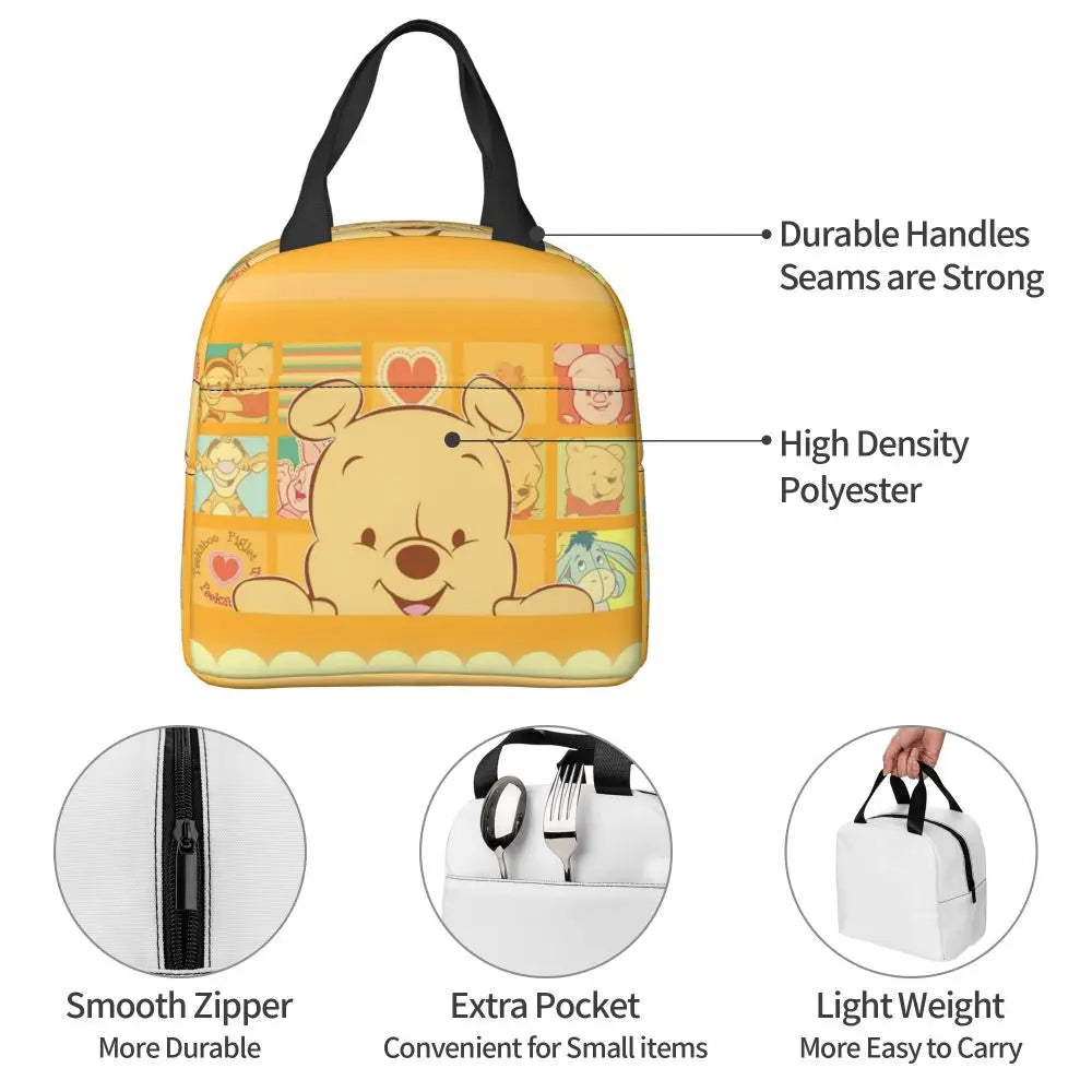 Winnie the Pooh Thermal Insulated Lunch Bags โ 21 Adorable Styles