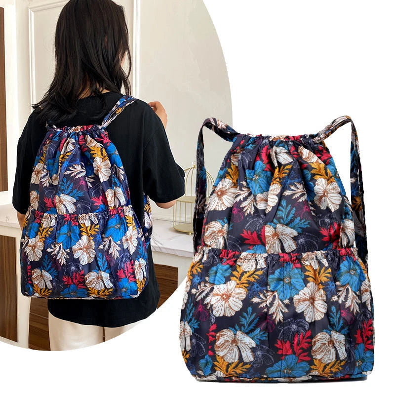 Minimalist Drawstring Backpack β Large Capacity & Lightweight for Women (Travel, Fitness, Shopping & Daily Use)