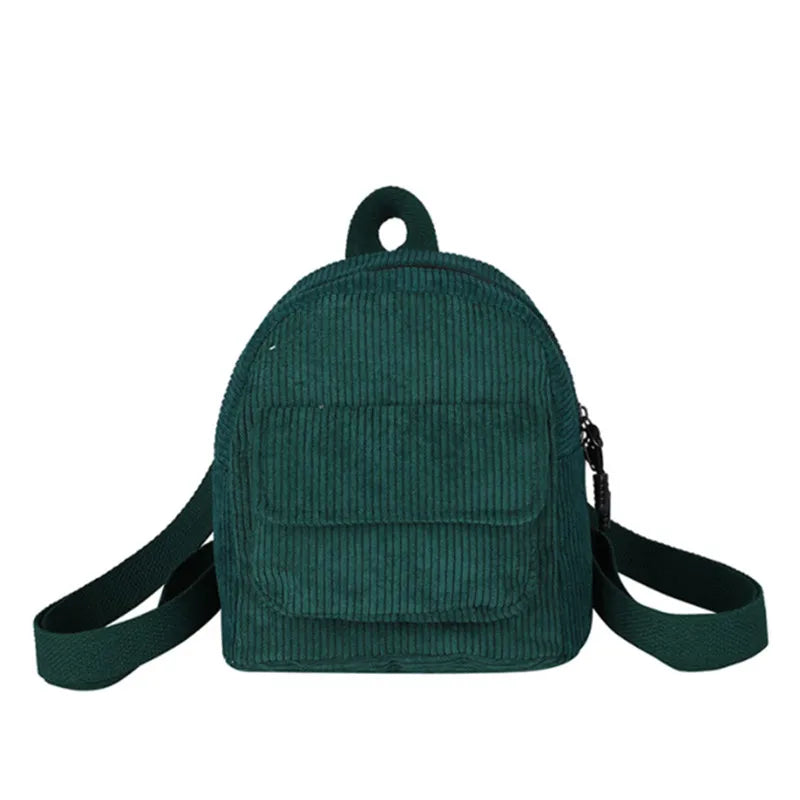 Retro Backpack Women's Backpack Fashion Small Bag Student Chest Bag Large Capacity Handbag Mom's Bag Fabric Shoulder Bag