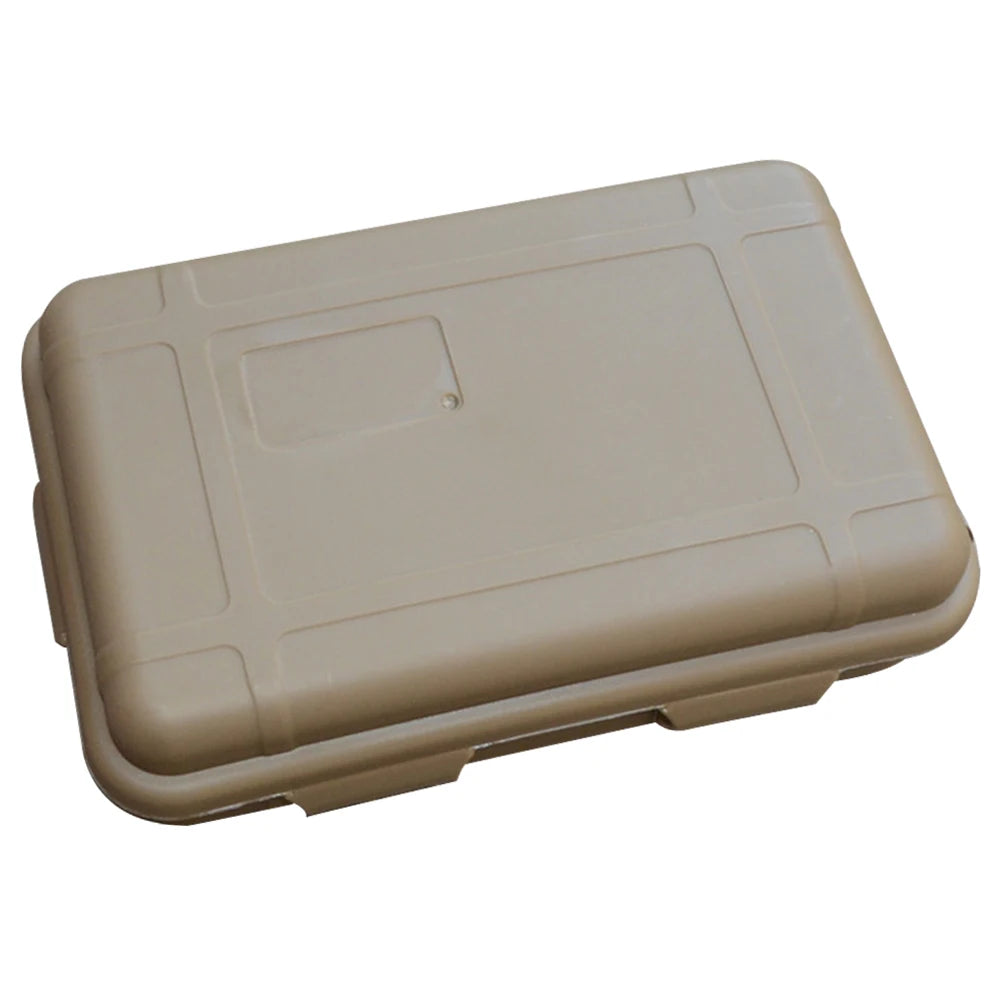 Waterproof Outdoor Survival Box – Portable Shockproof Dustproof Case for Camping, Hiking, Boating, and Geocaching