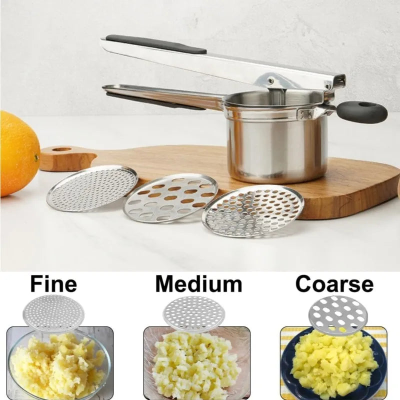 Heavy Duty Stainless Steel Potato Ricer