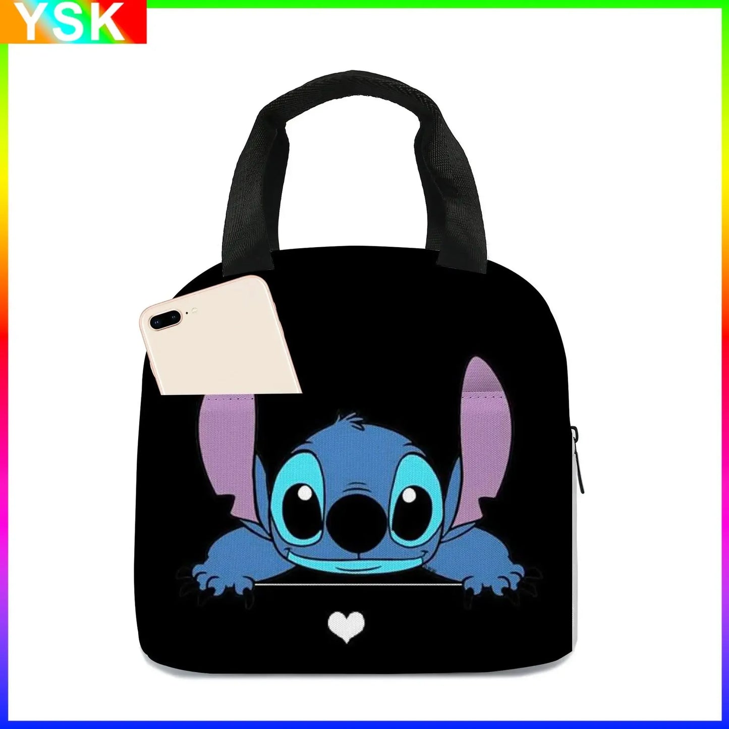 Stitch-Inspired Kids Lunch Bag β Insulated for School & Travel (Lightweight | Leak-Proof | Gift-Ready)