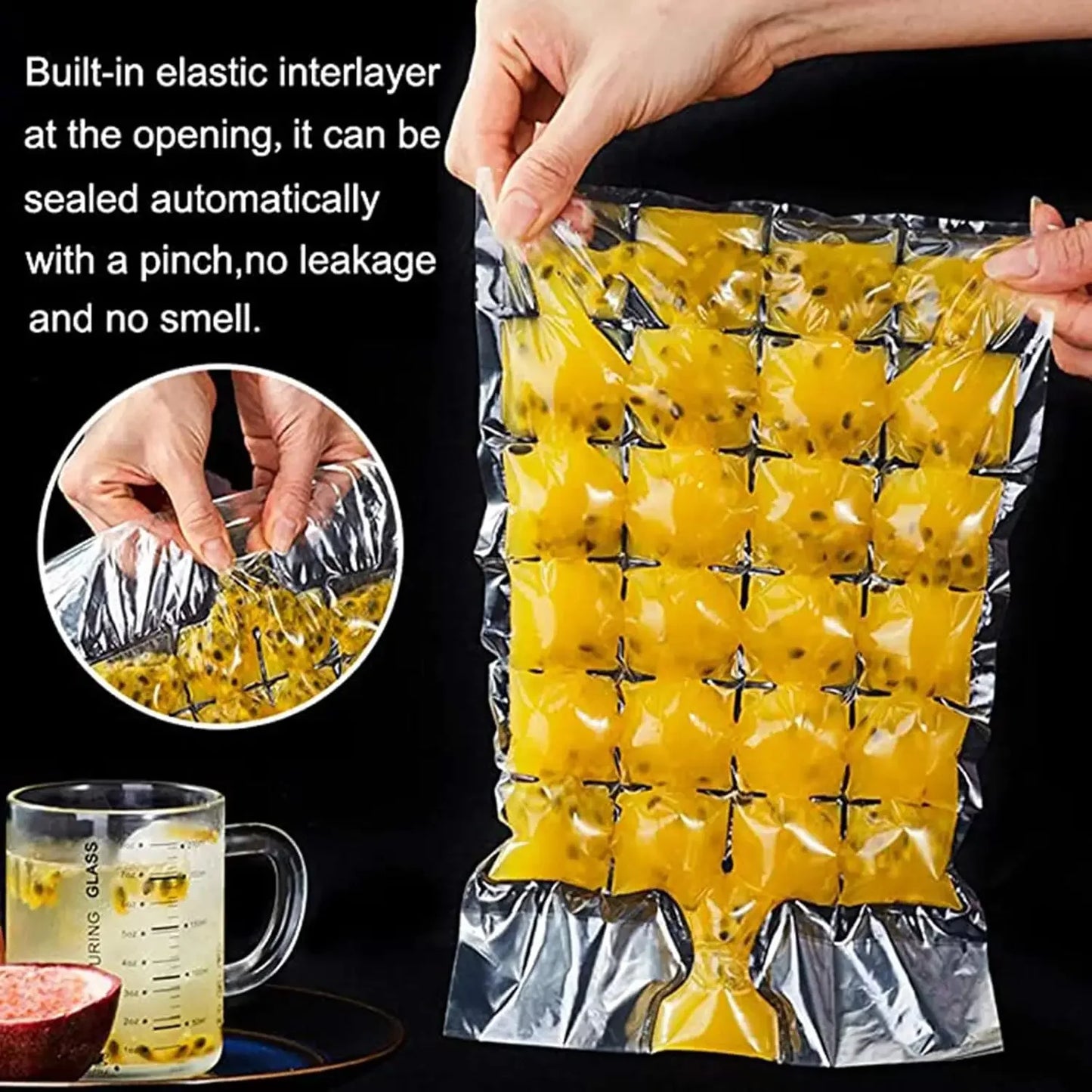 🧊 Disposable Ice Maker Bags/ Disposable Ice Cube Bags/ Self-Sealing