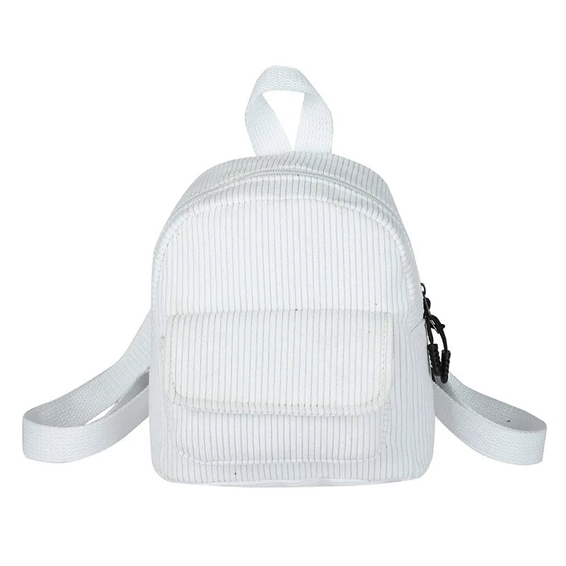 Retro Backpack Women's Backpack Fashion Small Bag Student Chest Bag Large Capacity Handbag Mom's Bag Fabric Shoulder Bag