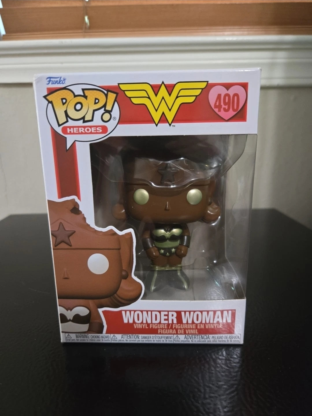 Funko Pop! Heroes: Wonder Woman (Valentine Chocolate) #490 – DC Comics
