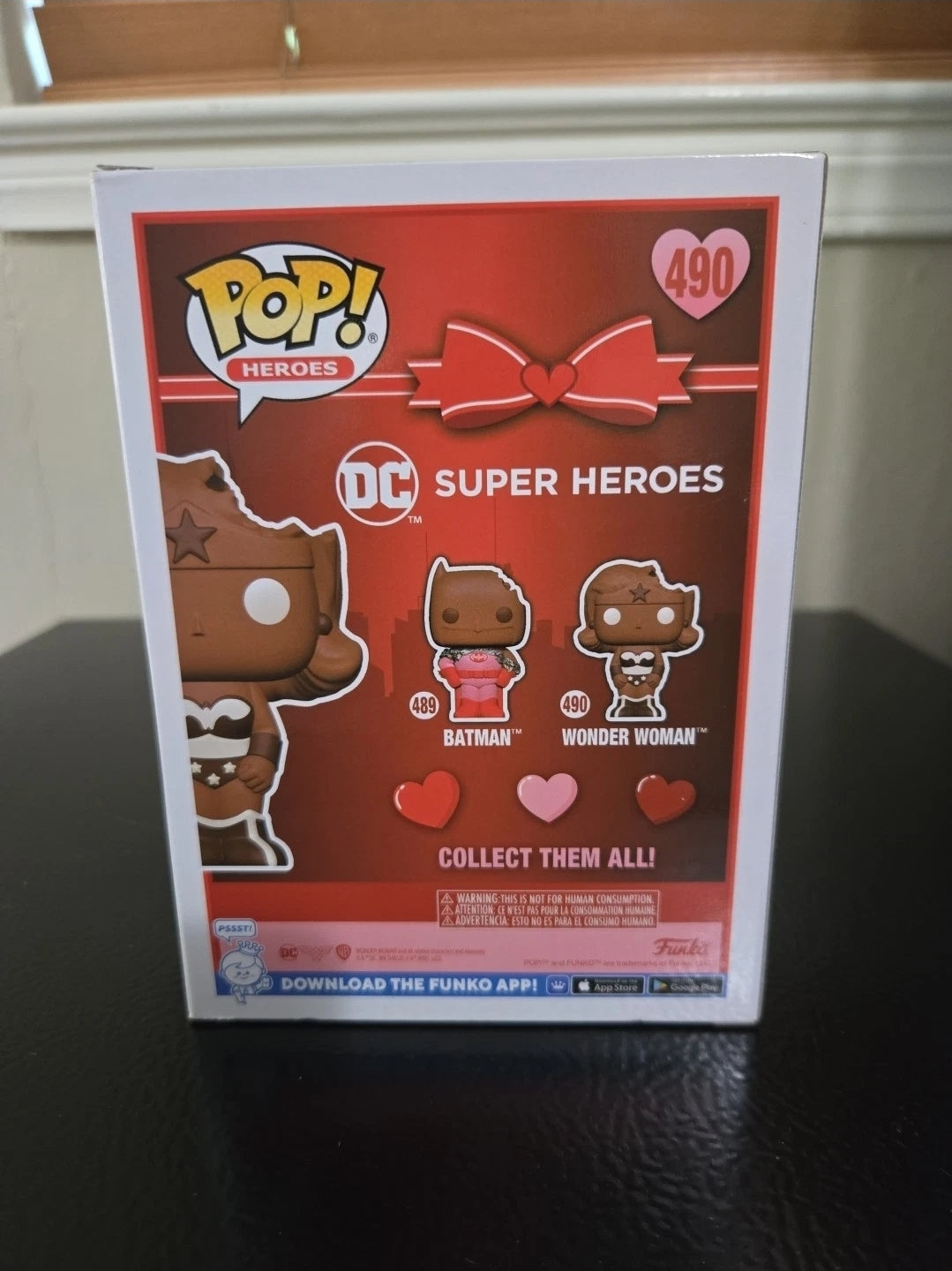 Funko Pop! Heroes: Wonder Woman (Valentine Chocolate) #490 – DC Comics