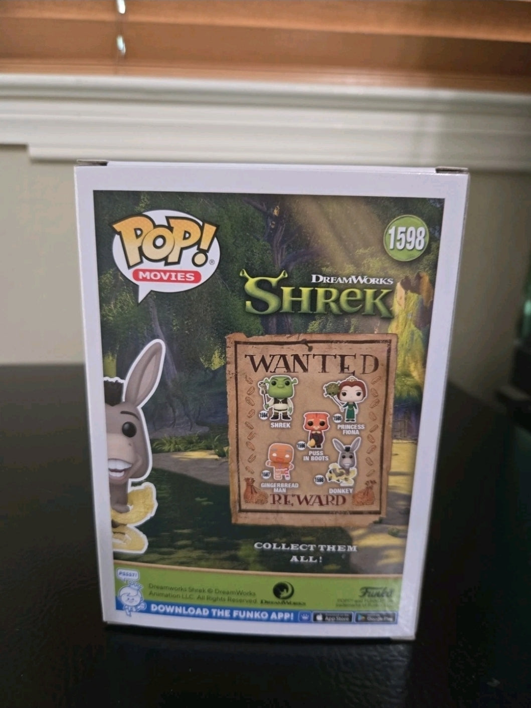 Funko Pop! Donkey (Glitter) #1598 β Shrek 30th Anniversary Edition