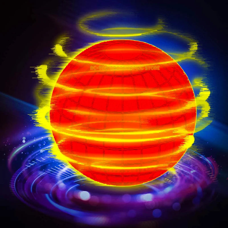 Flying Orb Boomerang Ball with LED Lights – Magic Hover Drone Spinner Toy for Kids & Adults | Stress Relief & Family Fun