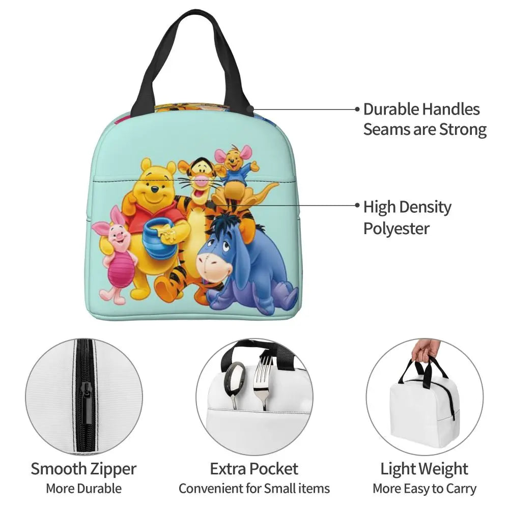 Winnie the Pooh Thermal Insulated Lunch Bags โ 21 Adorable Styles
