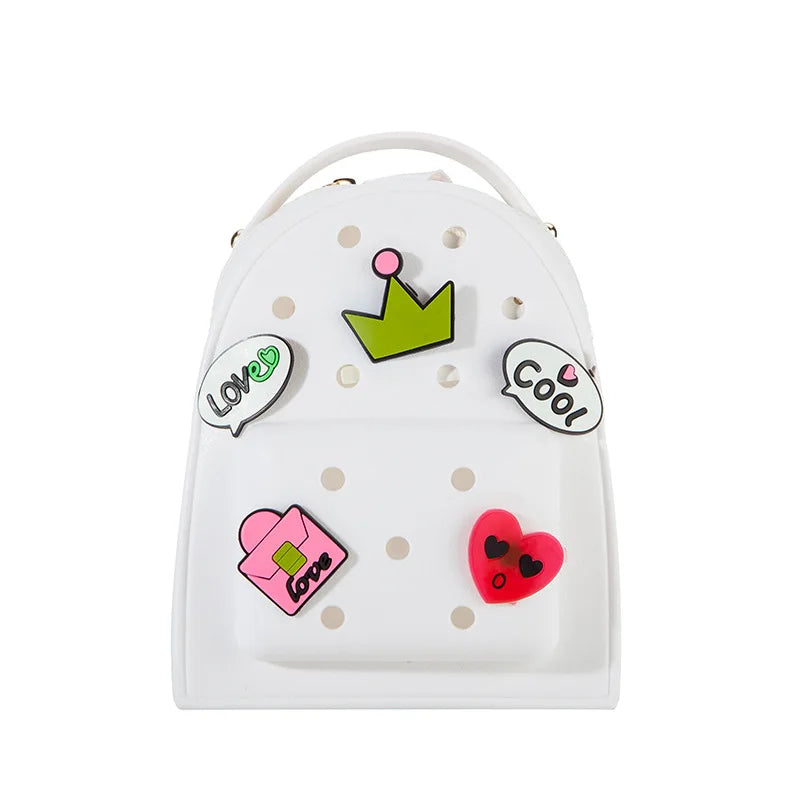 Kids Backpack Cartoon Backpacks Cute Backpacks Women Bucket Backpack Mother Kids Bags for Girl School Bag with 5 Charms