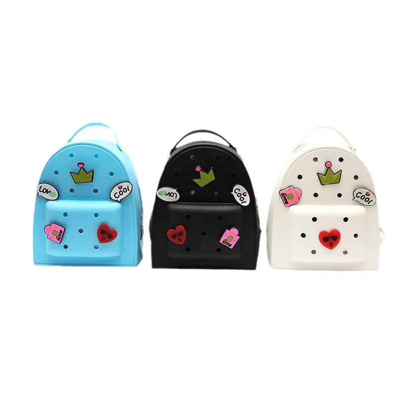 Kids Backpack Cartoon Backpacks Cute Backpacks Women Bucket Backpack Mother Kids Bags for Girl School Bag with 5 Charms