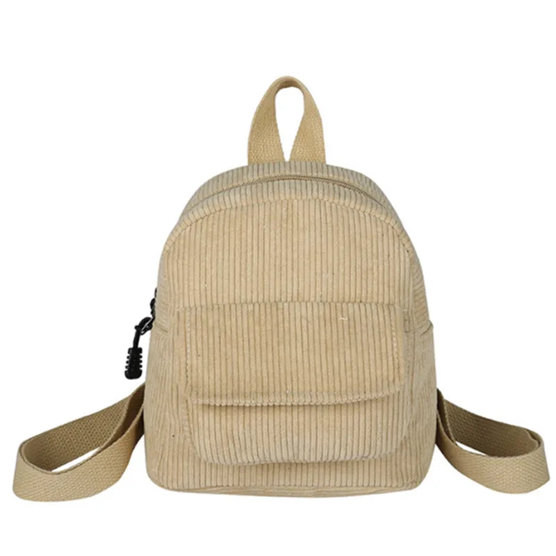 Retro Backpack Women's Backpack Fashion Small Bag Student Chest Bag Large Capacity Handbag Mom's Bag Fabric Shoulder Bag